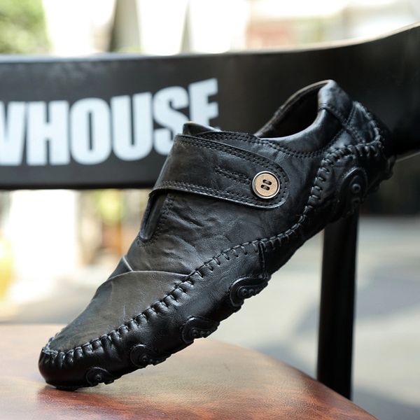 men's casual dress shoes fashion soft sole business leather men sports sneakers trainers, Black
men's casual dress shoes fashion soft sole business leather men sports sneakers trainers, Black