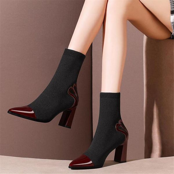 drop with women's boots short tube wool sleeve socks womens zapatos de mujer casual women shoes, Black
drop with women's boots short tube wool sleeve socks womens zapatos de mujer casual women shoes, Black