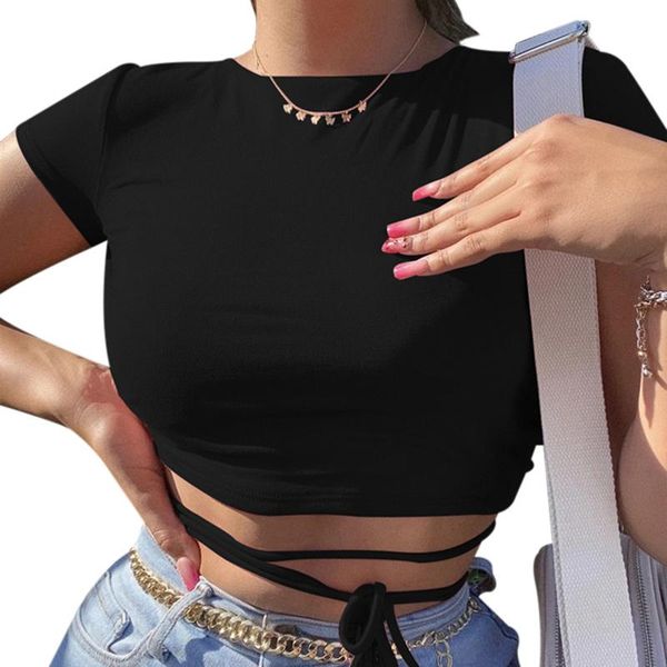 women's t-shirt 2021 hollow thin short-sleeved women sexys halter straps for summer j55, White
women's t-shirt 2021 hollow thin short-sleeved women sexys halter straps for summer j55, White