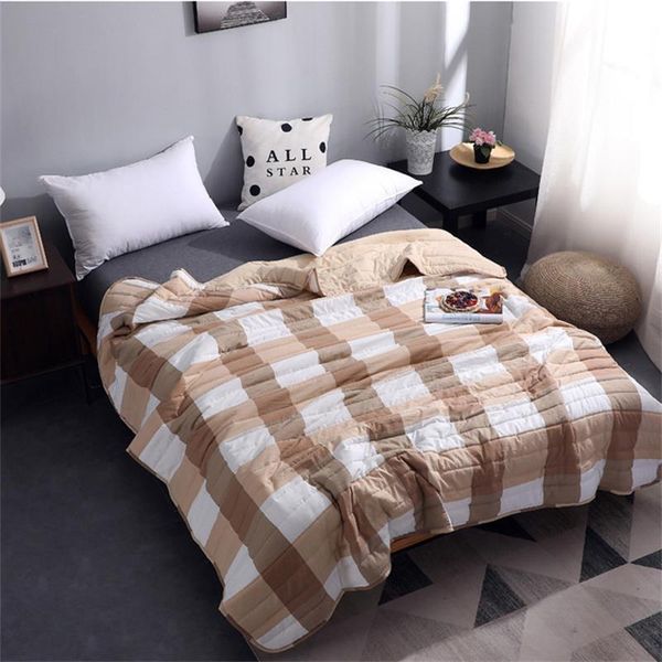 comforters & sets summer air-conditioning quilt soft breathable throw blanket thin stripe plaid comforter bed cover bedspread
comforters & sets summer air-conditioning quilt soft breathable throw blanket thin stripe plaid comforter bed cover bedspread