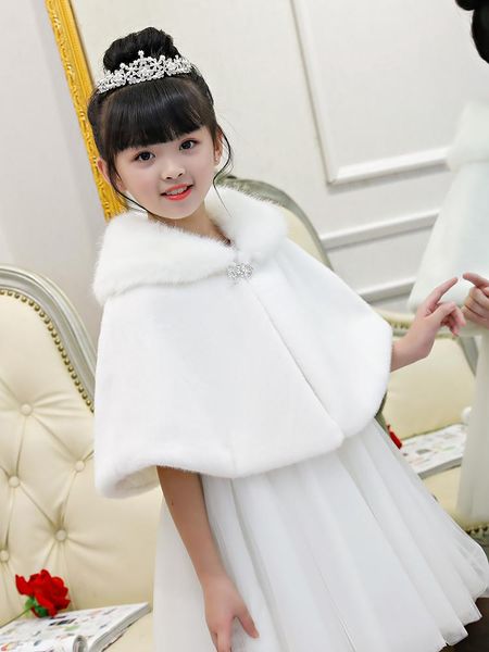 wraps & jackets flower girls winter short coat baby wedding faux fur bolero party warm cloak cape kids shawls, White
wraps & jackets flower girls winter short coat baby wedding faux fur bolero party warm cloak cape kids shawls, White