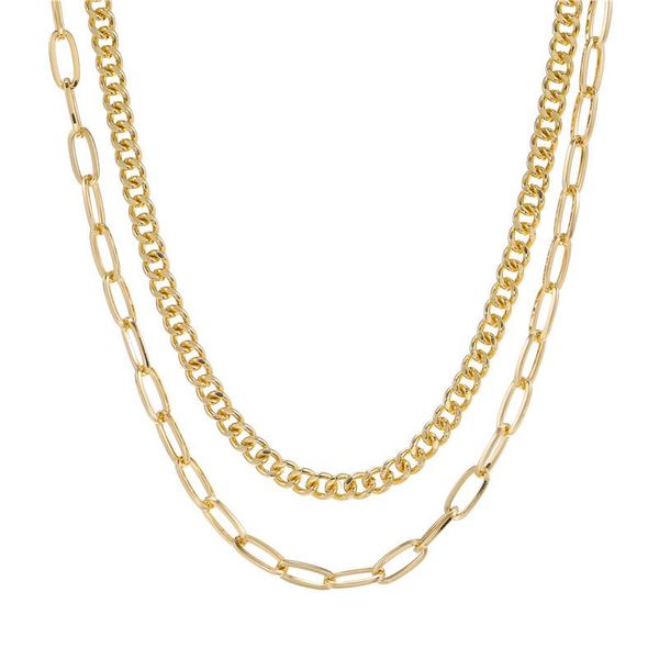 Two Layered Simple Gold Color Chain Choker Necklace For Women Thick Link Collar Clavicle Statement Jewelry Chokers, Golden;silver
Two Layered Simple Gold Color Chain Choker Necklace For Women Thick Link Collar Clavicle Statement Jewelry Chokers, Golden;silver