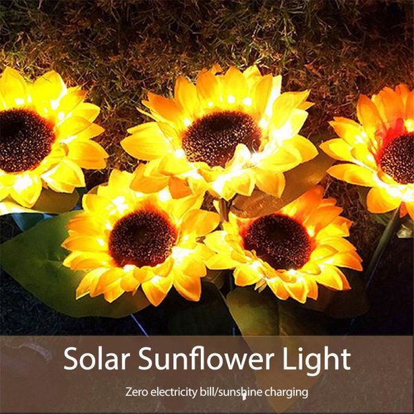 1pc led solar simulation rose sunflowerr light waterproof garden landscape lamp outdoor lawn home decorative flower lights lamps
1pc led solar simulation rose sunflowerr light waterproof garden landscape lamp outdoor lawn home decorative flower lights lamps