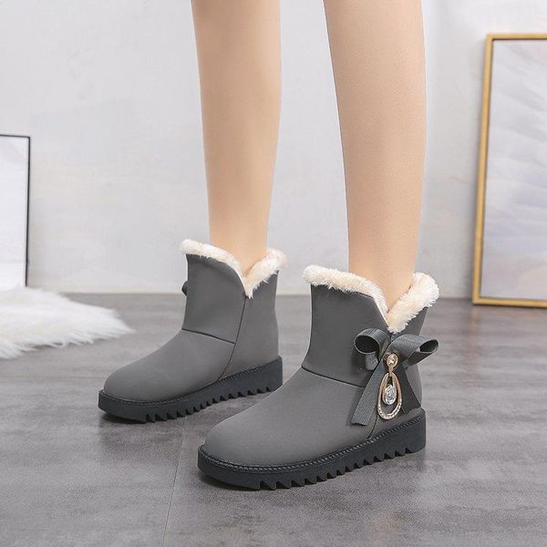 boots winter keep warm snow women bowknot non-slip ankle solid color low-heeled shoes zapatillas mujer 2021, Black
boots winter keep warm snow women bowknot non-slip ankle solid color low-heeled shoes zapatillas mujer 2021, Black