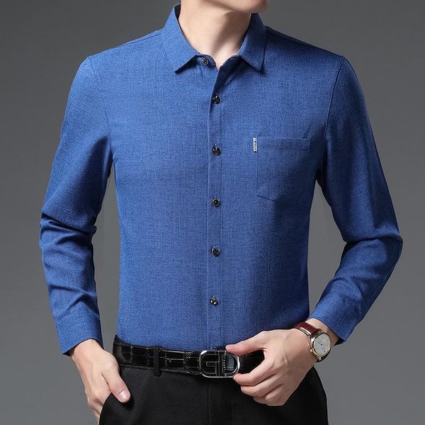 men's dress shirts high-end luxury long-sleeved shirt spring and autumn ice silk summer thin middle-aged father business casual, White;black
men's dress shirts high-end luxury long-sleeved shirt spring and autumn ice silk summer thin middle-aged father business casual, White;black