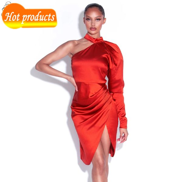 two piece dress you women's dresses celebrity cocktail party red decoration shoulder draped design satin ra8r, White
two piece dress you women's dresses celebrity cocktail party red decoration shoulder draped design satin ra8r, White