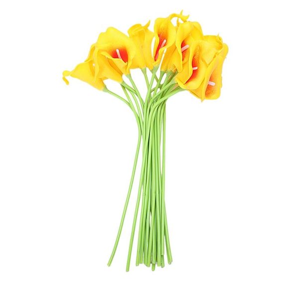 decorative flowers & wreaths 18x artificial calla lily single long stem bouquet real home decor color:yellow
decorative flowers & wreaths 18x artificial calla lily single long stem bouquet real home decor color:yellow