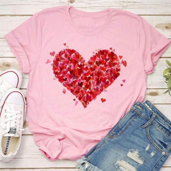 summer casual tshirts tees womens t shirt harajuku aesthetic pink heart graphic short sleeve female camisetas mujer, White
summer casual tshirts tees womens t shirt harajuku aesthetic pink heart graphic short sleeve female camisetas mujer, White