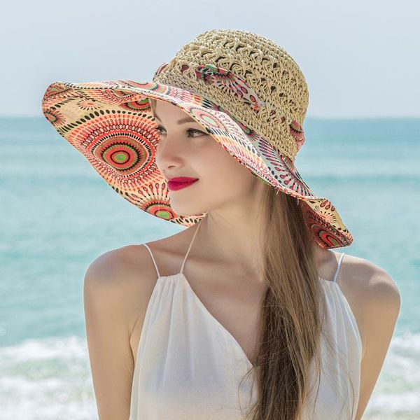 elegant ladies summer hats straw for women sun protection beach cap fashion ribbon bow foldable hat wide brim, Blue;gray
elegant ladies summer hats straw for women sun protection beach cap fashion ribbon bow foldable hat wide brim, Blue;gray