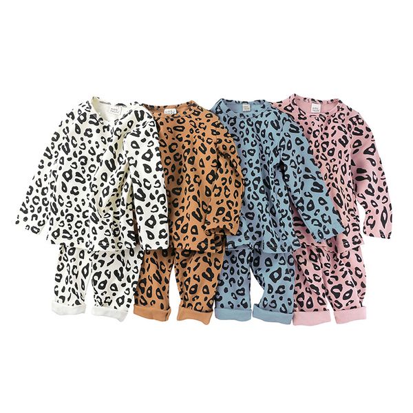 2pcs leopard clothes set children boy girl long sleeve pullover full length pant homewear sleepwear children clothing 6m-6y, White
2pcs leopard clothes set children boy girl long sleeve pullover full length pant homewear sleepwear children clothing 6m-6y, White