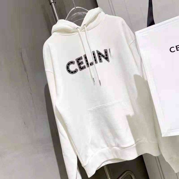 high edition early autumn new fashion nail printing cotton long sleeve hooded fried street high-rise women's sweater, Black
high edition early autumn new fashion nail printing cotton long sleeve hooded fried street high-rise women's sweater, Black