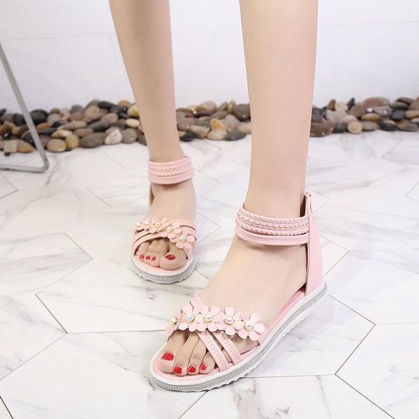 fashion sweet summer gladiator women sandals cover heel shoes leisure flat rome, Black
fashion sweet summer gladiator women sandals cover heel shoes leisure flat rome, Black