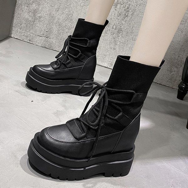 boots rimocy fashion patchwork platform women ankle autumn winter 2021 round toe knit chunky woman height increasing shoes, Black
boots rimocy fashion patchwork platform women ankle autumn winter 2021 round toe knit chunky woman height increasing shoes, Black