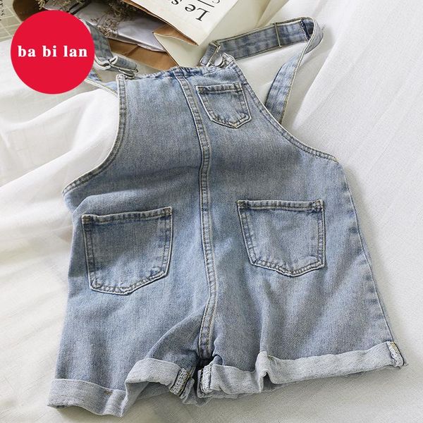 women's jeans 2021 summer loose strappy shorts female korean version of the fashion was thin and small jumpsuit, Blue
women's jeans 2021 summer loose strappy shorts female korean version of the fashion was thin and small jumpsuit, Blue
