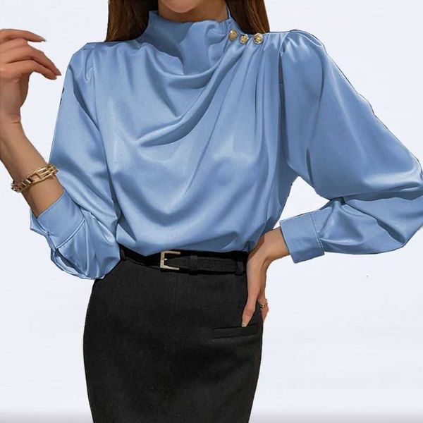 women's blouses & shirts blouses women blouse casual long sleeve mock neck pleated vonda fashion chiffon bohemian blusas femi l2vc, White
women's blouses & shirts blouses women blouse casual long sleeve mock neck pleated vonda fashion chiffon bohemian blusas femi l2vc, White
