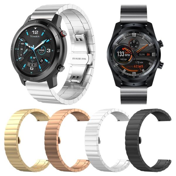 watch bands metal stainless steel strap for ticwatch smartwatch wrist band pro 2021 gtx 2 c s2 e2 bracelet watchband, Black;brown
watch bands metal stainless steel strap for ticwatch smartwatch wrist band pro 2021 gtx 2 c s2 e2 bracelet watchband, Black;brown