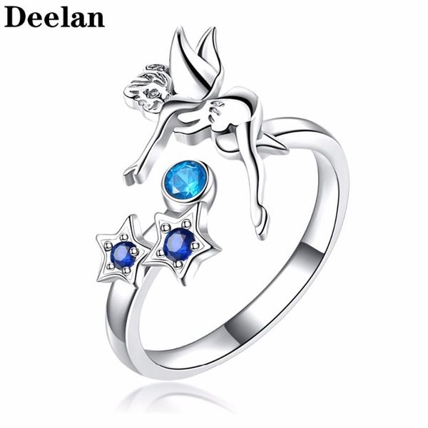 cluster rings deelan for women fashion blue crystal elf jewelry girl adjustable charm zircon ring valentine's day present jewellery, Golden;silver
cluster rings deelan for women fashion blue crystal elf jewelry girl adjustable charm zircon ring valentine's day present jewellery, Golden;silver