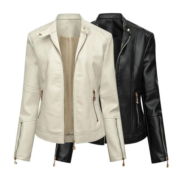 women's jackets women jacket faux leather windproof slim lady coat for motorcycle biker streetwear, Black;brown
women's jackets women jacket faux leather windproof slim lady coat for motorcycle biker streetwear, Black;brown