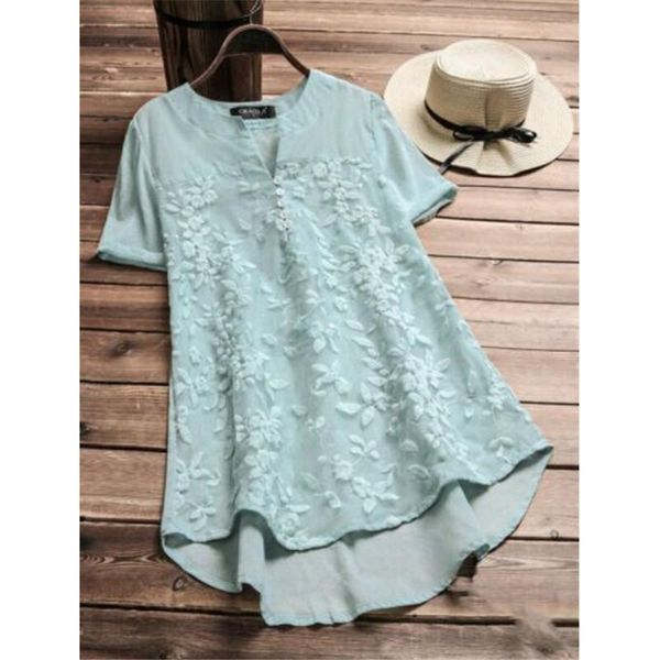 women's t-shirt plus size women lace floral short sleeve baggy lady soft plain holiday daily t shirt camiseta de mujer, White
women's t-shirt plus size women lace floral short sleeve baggy lady soft plain holiday daily t shirt camiseta de mujer, White