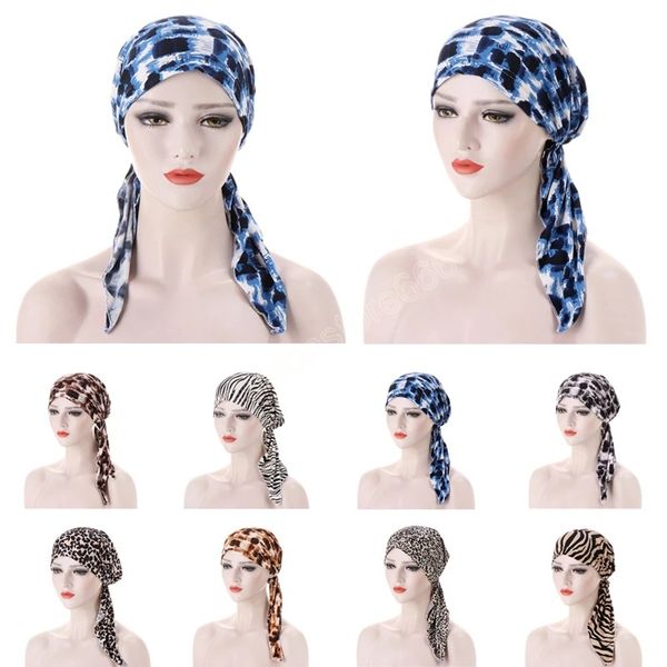 elastic leopard printed wrap head scarf hat muslim turban bonnet for women inner hijab hat fashion female turbantes cap, Blue;gray
elastic leopard printed wrap head scarf hat muslim turban bonnet for women inner hijab hat fashion female turbantes cap, Blue;gray