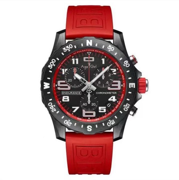 wristwatches 2021 endurance pro chronograph 44mm wristwatch red blue rubber 1884 men watch quartz sapphire glass watches, Slivery;brown
wristwatches 2021 endurance pro chronograph 44mm wristwatch red blue rubber 1884 men watch quartz sapphire glass watches, Slivery;brown