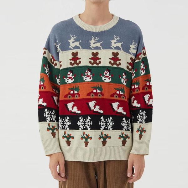 men's sweaters hip hop ugly christmas sweater streetwear harajuku knitted deer pullover 2021 autumn men patchwork stripe black, White;black
men's sweaters hip hop ugly christmas sweater streetwear harajuku knitted deer pullover 2021 autumn men patchwork stripe black, White;black