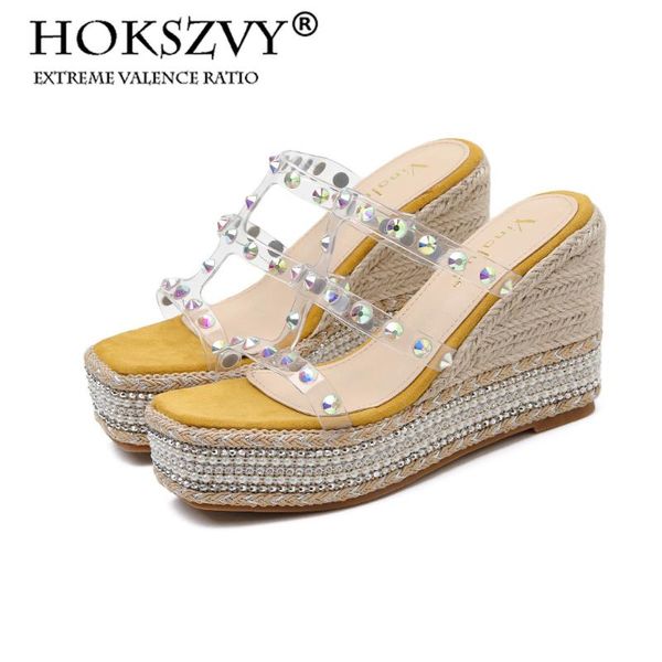 women's sandals platform high heel waterproof slanted cool slippers rivet increase lady shoes -778-55, Black
women's sandals platform high heel waterproof slanted cool slippers rivet increase lady shoes -778-55, Black