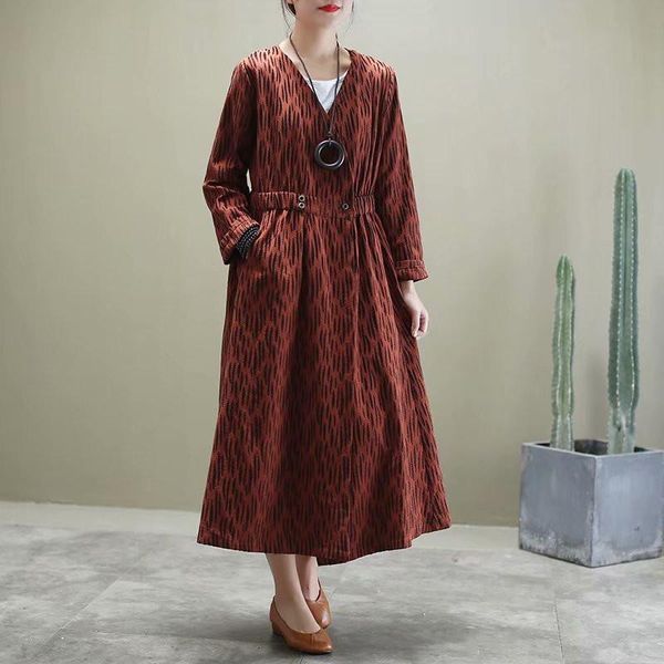 women's trench coats xuxi spring autumn cotton and linen windbreaker vintage texture printing long sleeve loose waist down was thin 202, Tan;black
women's trench coats xuxi spring autumn cotton and linen windbreaker vintage texture printing long sleeve loose waist down was thin 202, Tan;black