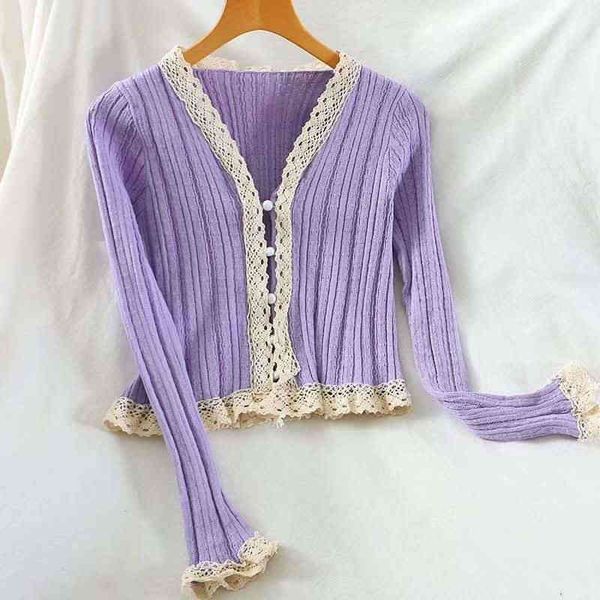 comelautumn pearl single-breasted lace knitted cardigans for ladies v-neck female outwear elegant chic women's outfit 210515, White
comelautumn pearl single-breasted lace knitted cardigans for ladies v-neck female outwear elegant chic women's outfit 210515, White