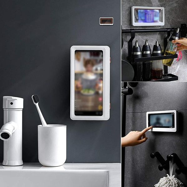 shower phone holder waterproof wall mount box case for bathroom mirror bathtub upgraded version gk99 cell mounts & holders
shower phone holder waterproof wall mount box case for bathroom mirror bathtub upgraded version gk99 cell mounts & holders
