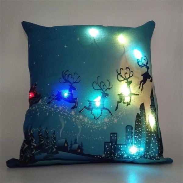 party decoration led light glow christmas pillow case elk deer santa claus bell tree cushion cover car decor square decorative
party decoration led light glow christmas pillow case elk deer santa claus bell tree cushion cover car decor square decorative
