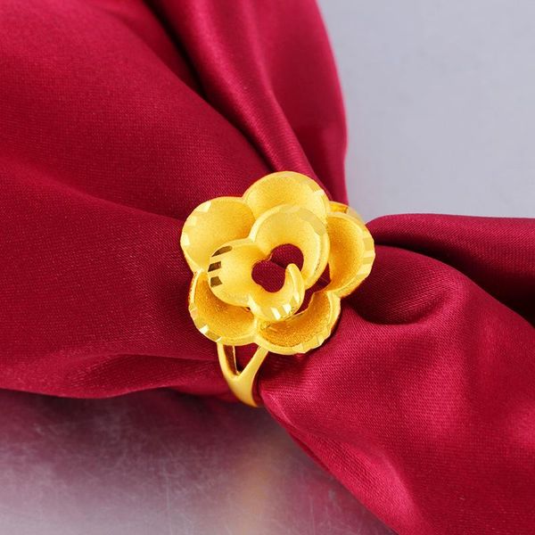 wedding rings 3d plated no fade gold concise chic vietnam alluvial flower open designs jewelry, Slivery;golden
wedding rings 3d plated no fade gold concise chic vietnam alluvial flower open designs jewelry, Slivery;golden