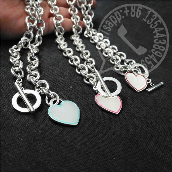 chains fashion brand sterling silver s925 necklace enamel love pendant women's clavicle chain luxury jewelry holiday fine gift
chains fashion brand sterling silver s925 necklace enamel love pendant women's clavicle chain luxury jewelry holiday fine gift