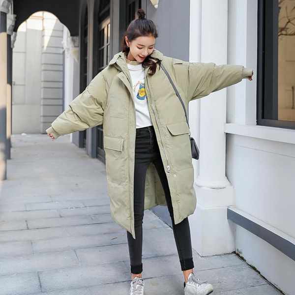 women's trench coats winter coat women warm long parkas 2021 solid color cotton jacket large size loose hooded female outerwear an032, Tan;black
women's trench coats winter coat women warm long parkas 2021 solid color cotton jacket large size loose hooded female outerwear an032, Tan;black