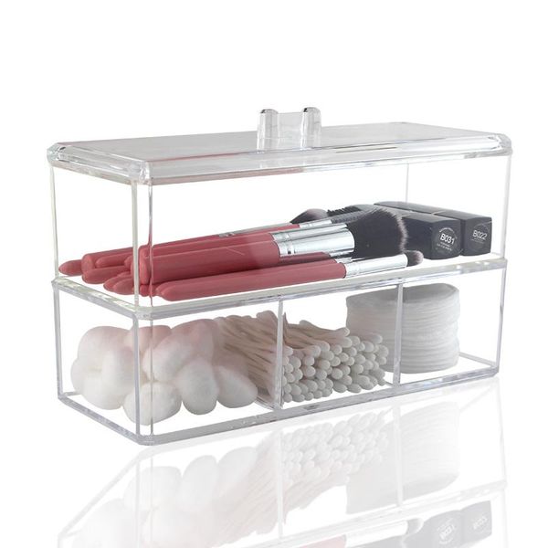 clear acrylic cosmetics storage box makeup brush holder jewelry make up organizer for office supplies plastic boxes & bins
clear acrylic cosmetics storage box makeup brush holder jewelry make up organizer for office supplies plastic boxes & bins