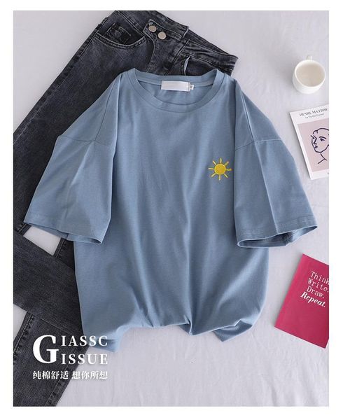 fashion cartton print casual women t shirts harajuku summer short sleeve o neck tee clothes female cotton, White
fashion cartton print casual women t shirts harajuku summer short sleeve o neck tee clothes female cotton, White