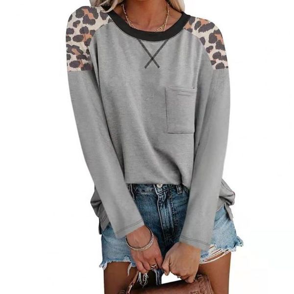 women's blouses & shirts leopard blouse and spring print stitching long sleeve loose plus size shirt blusas mujer de moda streetwear, White
women's blouses & shirts leopard blouse and spring print stitching long sleeve loose plus size shirt blusas mujer de moda streetwear, White