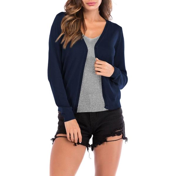 women's sweaters cardigans women sweater solid color casual style long sleeve autumn shorts v neck cotton ladies clothing girl wear sl, White;black
women's sweaters cardigans women sweater solid color casual style long sleeve autumn shorts v neck cotton ladies clothing girl wear sl, White;black