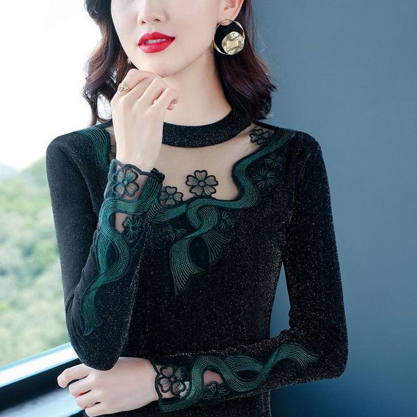 women's blouses & shirts women 2021 autumn winter shirt female fashion casual long sleeve embroidered mesh elegant slim plus size -5x, White
women's blouses & shirts women 2021 autumn winter shirt female fashion casual long sleeve embroidered mesh elegant slim plus size -5x, White