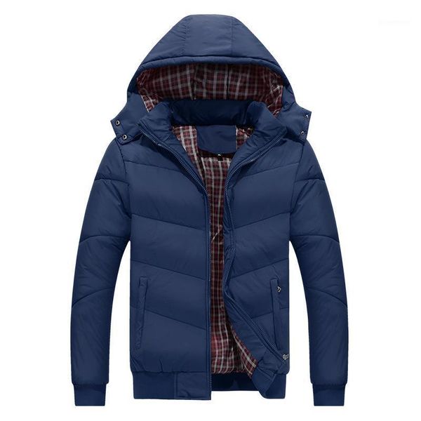 men's down & parkas trendy autumn and winter removable hooded fashion solid color warm cotton jacket, Black
men's down & parkas trendy autumn and winter removable hooded fashion solid color warm cotton jacket, Black