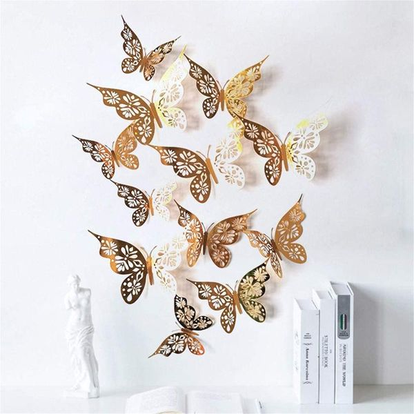 window stickers 3d wall hollow rose gold/golden/silver butterfly diy art home decor decals wedding decoration
window stickers 3d wall hollow rose gold/golden/silver butterfly diy art home decor decals wedding decoration