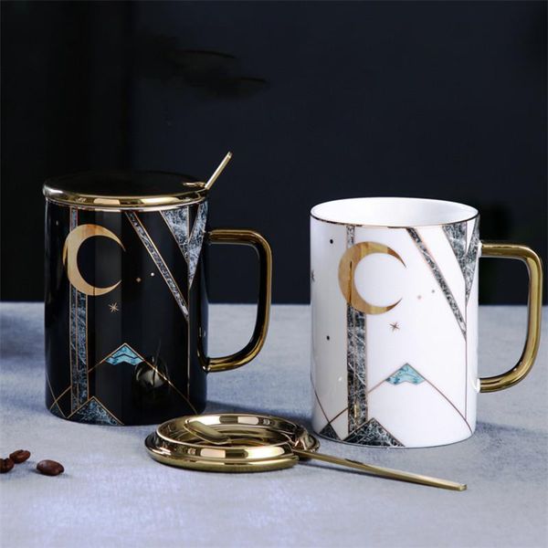 mugs european style ceramic marble coffee mug with lid and spoon set porcelain breakfast milk cup large capacity teacup wedding gift
mugs european style ceramic marble coffee mug with lid and spoon set porcelain breakfast milk cup large capacity teacup wedding gift