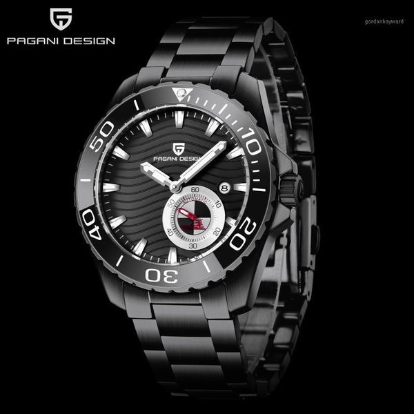 pagani design 2021 brand men's mechanical watch stainless steel waterproof men business sports luxury relocio wristwatches, Slivery;brown
pagani design 2021 brand men's mechanical watch stainless steel waterproof men business sports luxury relocio wristwatches, Slivery;brown