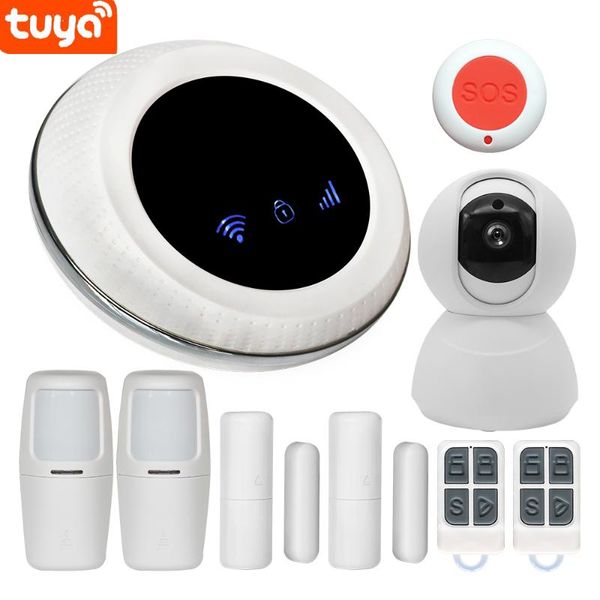 tuya smart wifi+gsm wireless home security alarm system compatible with alexa systems
tuya smart wifi+gsm wireless home security alarm system compatible with alexa systems