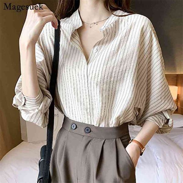 long sleeve harajuku shirt fashion striped white women korean casual office blouse vintage clothes 11391 210512
long sleeve harajuku shirt fashion striped white women korean casual office blouse vintage clothes 11391 210512