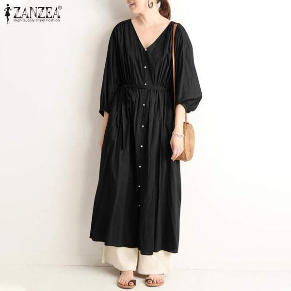 casual dresses plus size 2022 spring three quarter puff sleeve women v neck solid vestidos belt button mid-calf sundress, Black;gray
casual dresses plus size 2022 spring three quarter puff sleeve women v neck solid vestidos belt button mid-calf sundress, Black;gray