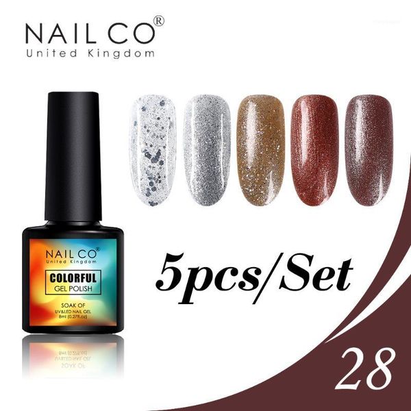 5pcs/set gel nail polish 8ml led gellak soak off uv varnish color glitter sequin diy art lacquer1, Red;pink
5pcs/set gel nail polish 8ml led gellak soak off uv varnish color glitter sequin diy art lacquer1, Red;pink
