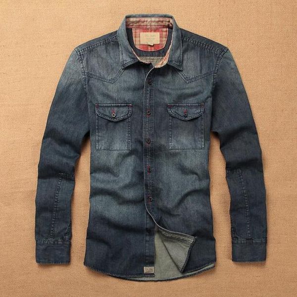 arrival denim shirt 100% cotton men long sleeve casual men's jeans shirts for male dress free, White;black
arrival denim shirt 100% cotton men long sleeve casual men's jeans shirts for male dress free, White;black