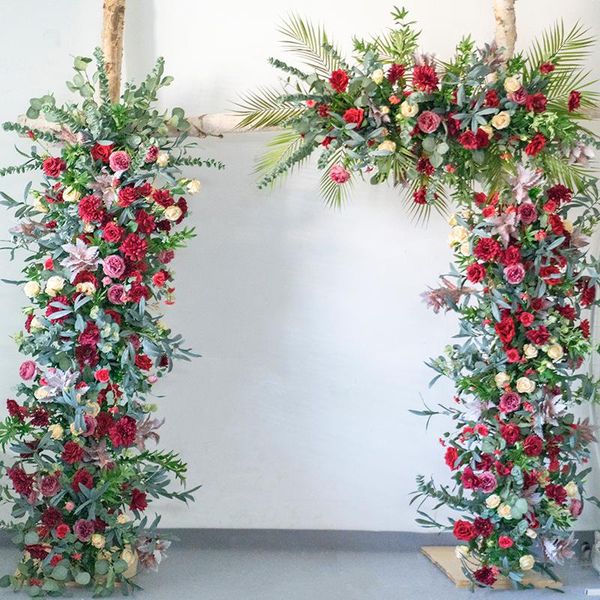 decorative flowers & wreaths wedding simulation flower chinese red row arch art scene outdoor decoration props
decorative flowers & wreaths wedding simulation flower chinese red row arch art scene outdoor decoration props