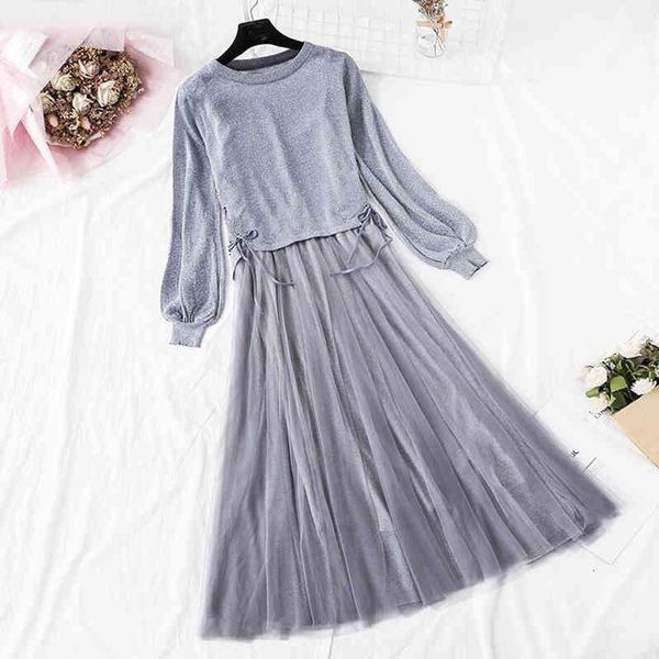 dresses elegant 0-neck two piece set knitted women spring autumn sling mesh long sleeve bandage party suit, Black;gray
dresses elegant 0-neck two piece set knitted women spring autumn sling mesh long sleeve bandage party suit, Black;gray